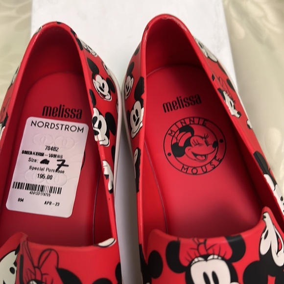 NEW-Size 7-Melissa-Mickey -Sneaks - Picture 2 of 7